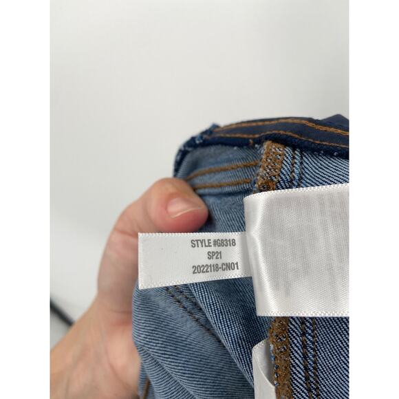 Madewell Maternity Over-the-Belly Skinny Jeans in Danny Blue Wash Denim 28 - Picture 8 of 9